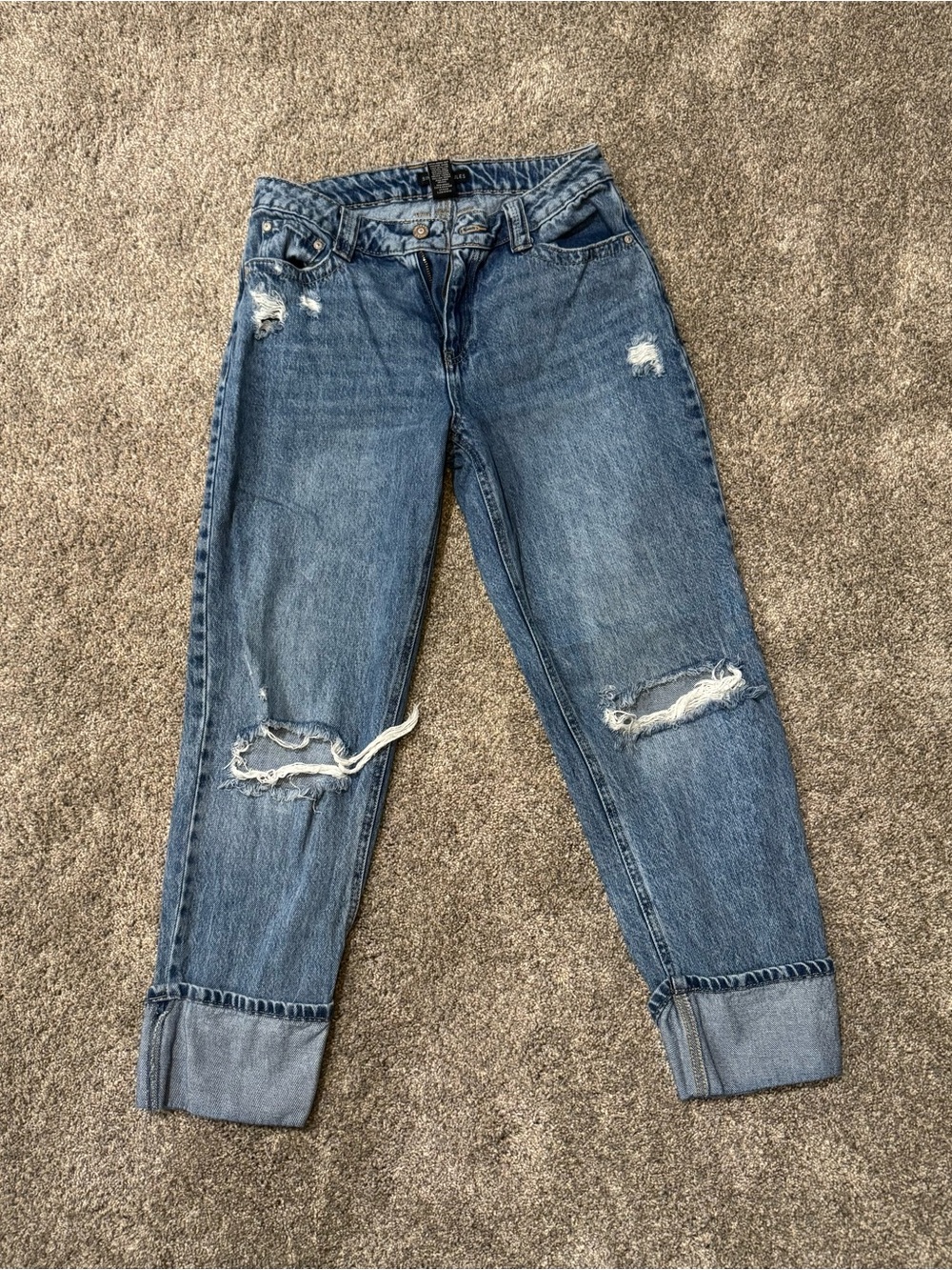 Distressed High-Rise Women’s Jeans